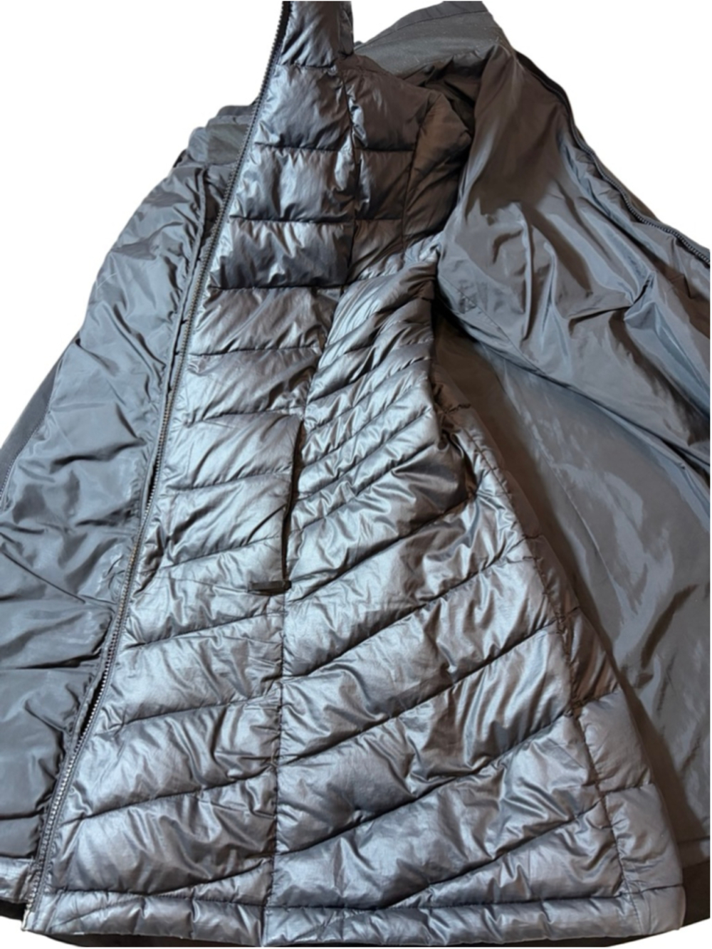 Patagonia H2No Tres 3 In 1 Down Parka Jacket Black Women’s Medium - Picture 3 of 16